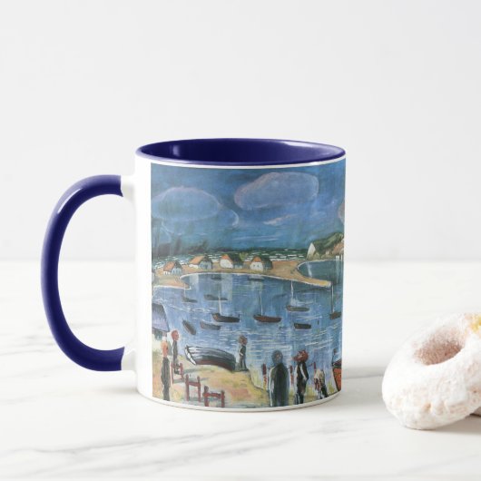 Vintage Expressionisme, Hidensee door Walter Grama Mok (Met donut)