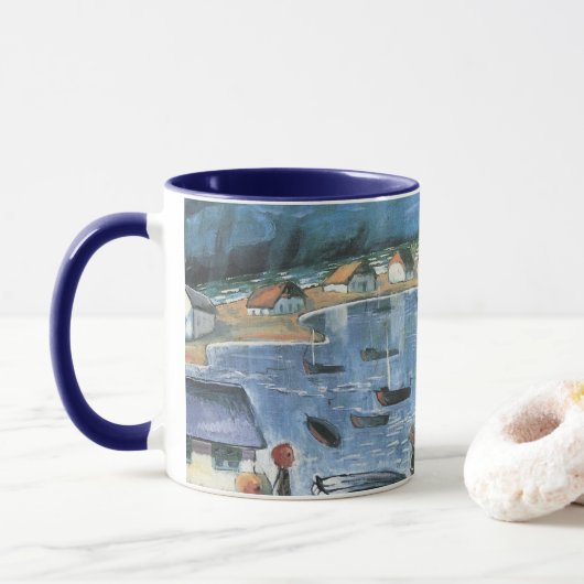 Vintage Expressionisme, Hidensee door Walter Grama Mok (Met donut)