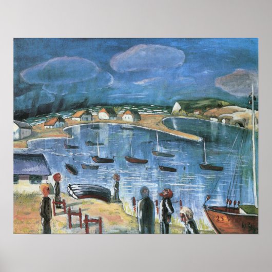 Vintage Expressionisme, Hidensee door Walter Grama Poster (Voorkant)