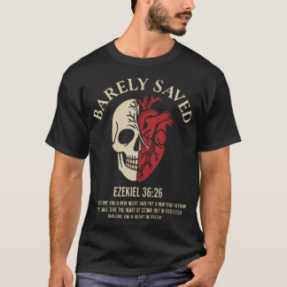 Vintage Ezechiël 36-26 Hart Van Vlees Bijbelvers C T-shirt
