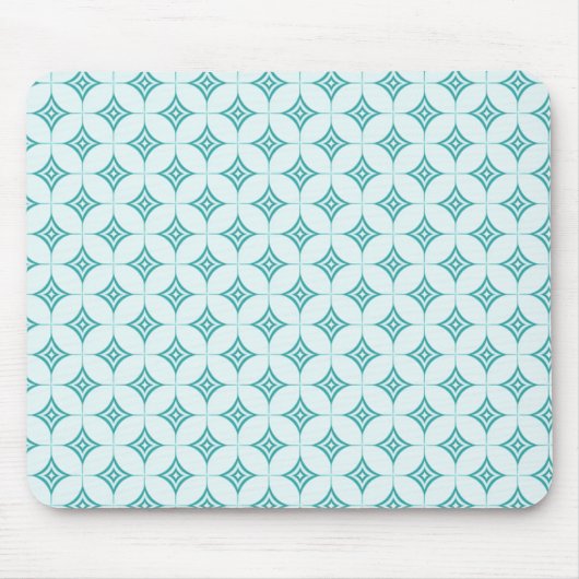 Vintage Fabulous Mousepad, Turquoise Muismat (Voorkant)