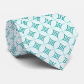 Vintage Fabulous Stropdas, Turquoise Stropdas (Opgerold)