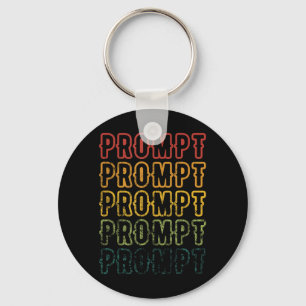 Vintage Fading Prompt Kunst ABA Therapeut Sleutelhanger