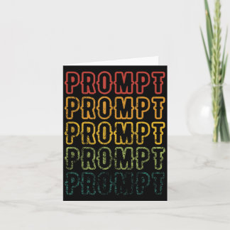 Vintage Fading Prompt Kunstwerk ABA Therapeut Kaart