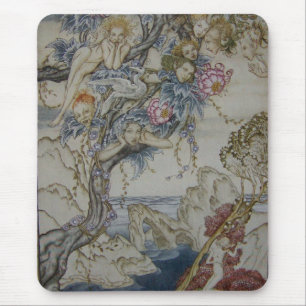 Vintage - fairies in The Tempest , Muismat
