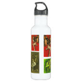 Vintage Fairies Liberty Bottle Waterfles (Achterkant)