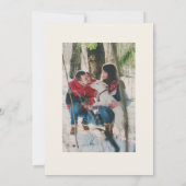 Vintage Fairy Baby Shower Kaart (Achterkant)