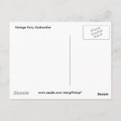 Vintage Fairy Godmoeder Briefkaart (Achterkant)