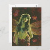 Vintage Fairy Nymph Postcard Briefkaart (Voorkant / Achterkant)
