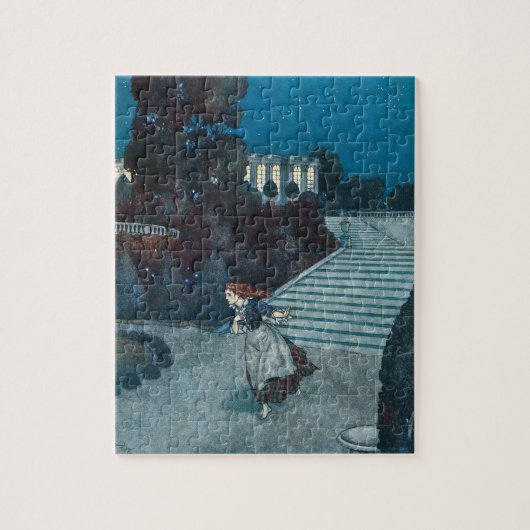 Vintage Fairy Tale, Assepoester van Edmund Dulac Legpuzzel (Verticaal)