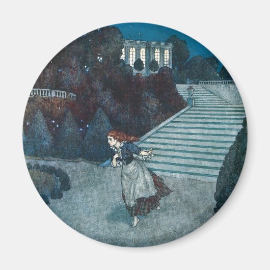 Vintage Fairy Tale, Assepoester van Edmund Dulac Magneet (Voorkant)