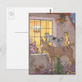 Vintage Fairy Tale, Bremen Town Musicians, Hauman Briefkaart (Voorkant / Achterkant)