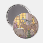 Vintage Fairy Tale, Bremen Town Musicians, Hauman Magneet (Voorkant / Achterkant)