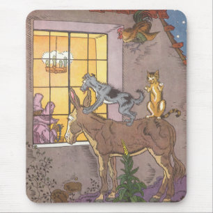 Vintage Fairy Tale, Bremen Town Musicians, Hauman Muismat