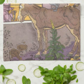 Vintage Fairy Tale, Bremen Town Musicians, Hauman Theedoek (Gevouwen)