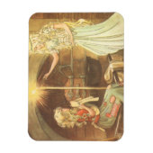 Vintage Fairy Tale, Cinderella en Fairy Godmoeder Magneet (Verticaal)