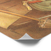 Vintage Fairy Tale, Cinderella en Fairy Godmoeder Poster (Hoek)