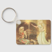 Vintage Fairy Tale, Cinderella en Fairy Godmoeder Sleutelhanger (Achterkant)
