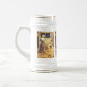 Vintage Fairy Tale Cinderella met Fairy Godmoeder Bierpul (Links)