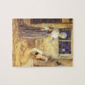 Vintage Fairy Tale Cinderella met Fairy Godmoeder Legpuzzel (Horizontaal)