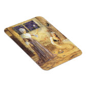 Vintage Fairy Tale Cinderella met Fairy Godmoeder Magneet (Rechterzijde)