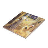 Vintage Fairy Tale Cinderella met Fairy Godmoeder Tegeltje (Zijkant)