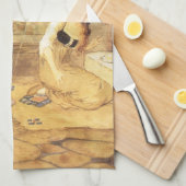 Vintage Fairy Tale Cinderella met Fairy Godmoeder Theedoek (Quarter Fold)