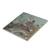 Vintage Fairy Tale, Nightingale, van Edmund Dulac Tegeltje (Zijkant)