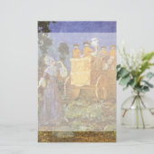 Vintage Fairy Tales Cinderella en Fairy Godmoeder Briefpapier (Staand voorkant)