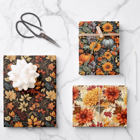 Vintage Fall  Inpakpapier Vel (Voorkant)