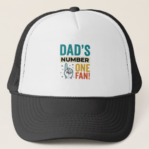 Vintage familie ontwerp voor papa's grootste fan_1 trucker pet