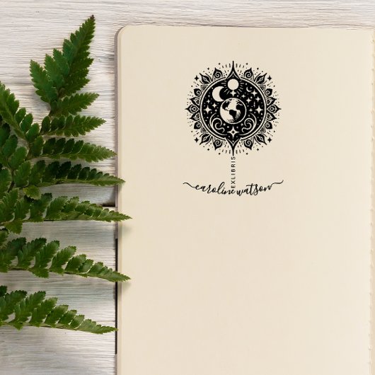 Vintage fantasie Boom Van de bibliotheek van Rubberstempel