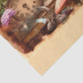 Vintage Fantasy Alice Thee Feest Decoupage Tissuepapier (Detail)