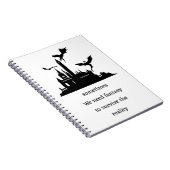 Vintage Fantasy Draak Notitieboek (Rechterzijde)