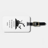 Vintage Fantasy  Dragon  Bagagelabel (Voorkant horizontaal)