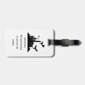 Vintage Fantasy  Dragon  Bagagelabel (Achterkant horizontaal)