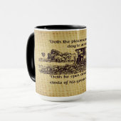 Vintage Farmer Isaiah 28 mok koffie (Voorkant links)