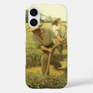 Vintage Farmers, Terug naar de boerderij door NC W iPhone 16 Hoesje