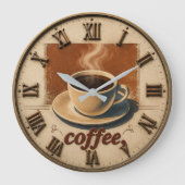 Vintage Farmhouse Coffee Bar Grote Klok (Voorkant)