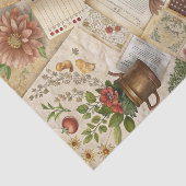 Vintage Farmhouse Collage Tissuepapier (Detail)