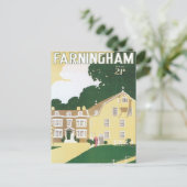 Vintage Farningham England Briefkaart (Staand voorkant)