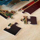 Vintage Father Christmas | Children | Ornate Frame Legpuzzel (Zijkant)