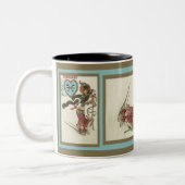 Vintage februari Pisces Zodiac Sun Mok (Links)