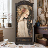 Vintage Fee Rose & Vlinder Vleugels Decoupage Tissuepapier
