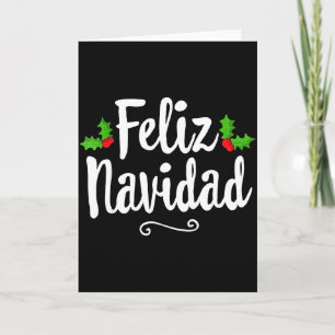 Vintage Feliz Navidad Retro Mexicaans Kerstmis Spa Kaart