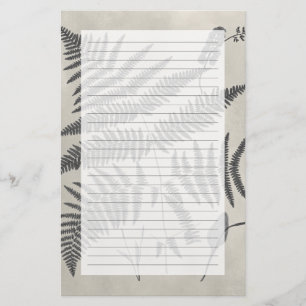 Vintage Ferns Briefpapier