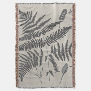 Vintage Ferns Deken