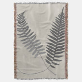 Vintage Ferns Deken (Voorkant Verticaal)