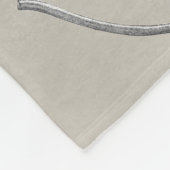 Vintage Ferns Fleece Deken (Hoek)