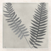 Vintage Ferns Glazen Onderzetter (Voorkant)